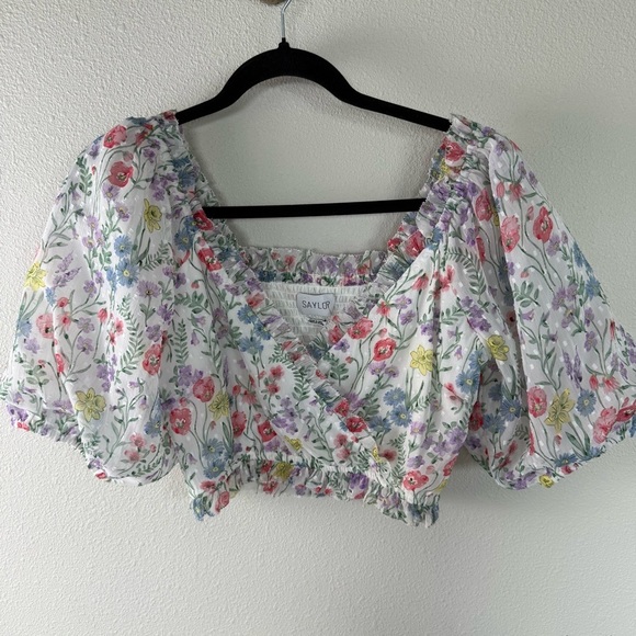 NWOT SAYLOR Teryn Floral Skirt and Top Set Women’s Size XS Casual Boho Garden - Picture 6 of 16